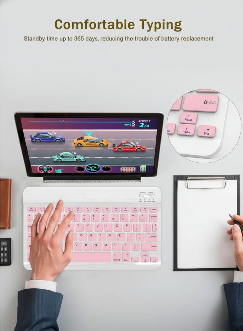 vexa pro Ultra Slim Wireless Bluetooth Keyboard and Mouse Combo, Rechargeable, Dual Mode, Portable for iOS, Android, Windows Devices - Image 5